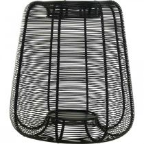 Article Bougeoir Panier Métal Noir Bougeoir Ø24cm H26cm