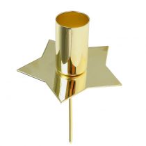 Article Bougeoir étoile doré Ø2,2cm 4 pcs