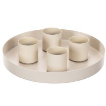 Article Supports magnétiques pour bougies coniques épaisses (4 cm), lot de 4