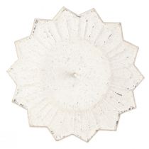 Article Bougeoir enfichable 11x8cm crème 4pcs