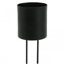 Article Bougeoir enfichable photophore noir Ø5cm 4 pcs
