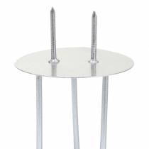 Article Bougeoir enfichable argent Ø4,5cm 12 pcs