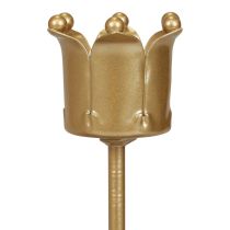 Bougeoir Couronne de l&#39;Avent bougeoir couronne dorée Ø2,5cm 4pcs
