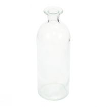 Article Bougeoir bouteilles décoratives mini vases verre transparent H19,5cm 6 pcs