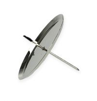 Article Bougeoir argent Ø10cm 4 pcs