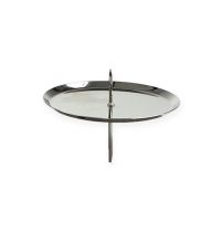 Article Bougeoir argent Ø8cm 4 pcs