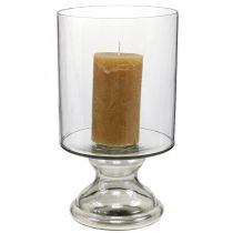 Article Wind light glass bougie verre teinté, clair Ø20cm H36.5cm