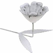 Article Décoration printanière, forme de fleur de bougeoir, décoration de mariage, décoration de table en métal