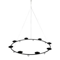 Bougeoir bougeoir suspendu noir bougeoir Ø39cm