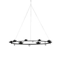 Bougeoir bougeoir suspendu noir bougeoir Ø39cm