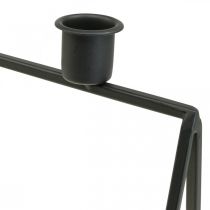 Article Bougeoir Bougeoir Noir Couronne de l'Avent L38cm H31cm