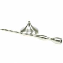 Article Chandelier argent antique H31cm