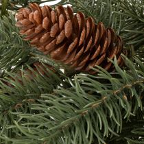 Article Branche de pin décorative, guirlande artificielle pour compositions hivernales, 190 cm
