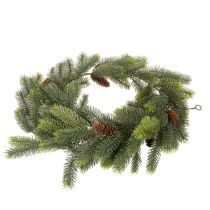 Article Branche de pin décorative, guirlande artificielle pour compositions hivernales, 190 cm
