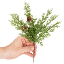 Article Branche de pin artificielle avec pommes de pin, 28 cm, lot de 6
