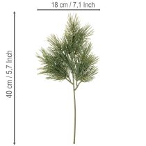 Article Branches de pin artificielles pour décorations hivernales, 40 cm, lot de 4