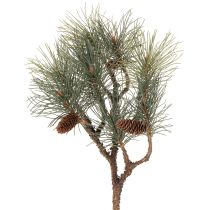 Article Branche de pin artificielle avec pommes de pin, décoration de salon, 93 cm