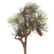 Article Branche de pin artificielle avec pommes de pin, décoration de salon, 93 cm