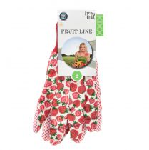 Article Kixx gants de jardinage motif fraise blanc rouge taille 8