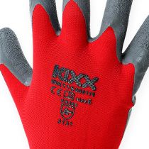 Article Gants de jardin en nylon Kixx taille 10 rouge, gris