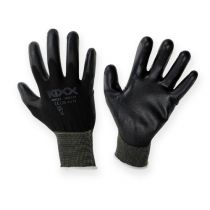 Article Gants de jardin en nylon Kixx taille 10 noir