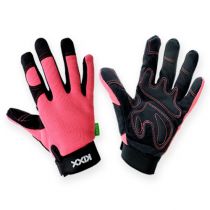 Article Gants synthétiques Kixx taille 8 rose, noir