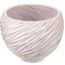 Article Petits bols en céramique décor spirale rose Ø9cm 4pcs