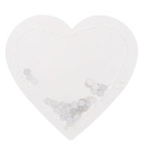 Article Cœurs en confettis 5 cm, 24 pièces