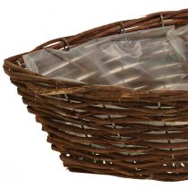 Panier plante tressée panier plante bateau L44cm H11cm