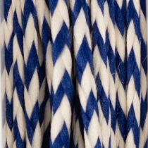 Article Ruban/cordon rayé pour cadeaux, idéal pour la décoration créative, 3 mm d'épaisseur, 20 m de long.