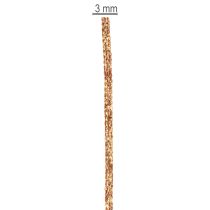 Article Cordon décoratif brillant en rouleau pour loisirs créatifs et décoration, 3 mm d'épaisseur, 20 m de long