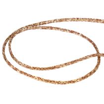 Article Cordon décoratif brillant en rouleau pour loisirs créatifs et décoration, 3 mm d'épaisseur, 20 m de long