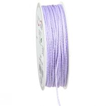 Article Cordon avec cordon décoratif violet mica irisé 15mm 50m