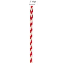 Article Cordon à motif zigzag en rouleau pour loisirs créatifs et emballage, diamètre 3 mm, longueur 20 m