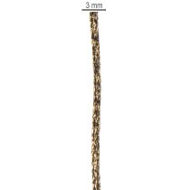 Article Cordon brillant pour emballage cadeau et décoration, 3 mm, 20 m