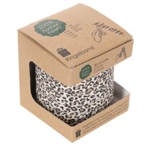 Article Ruban cadeau imprimé léopard pour décoration créative, ruban frisé 10 mm 100 m