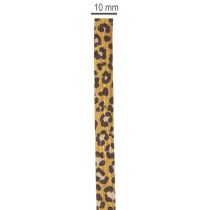 Article Ruban frisé, motif léopard, ruban cadeau pour emballage créatif, 10 mm, 100 m