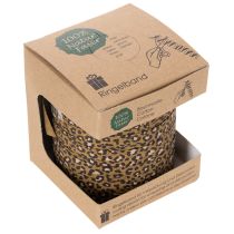 Article Ruban frisé, motif léopard, ruban cadeau pour emballage créatif, 10 mm, 100 m