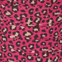 Article Ruban décoratif, motif léopard, rose, ruban frisé pour emballage cadeau et loisirs créatifs, 10 mm, 100 m