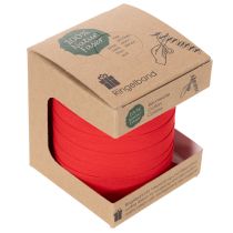 Article Ruban frisé rouge, emballage cadeau durable, rouleau de 10 mm x 100 m
