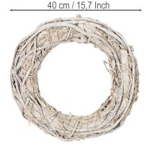 Article Couronne de branches pour porte, grande décoration 40 cm
