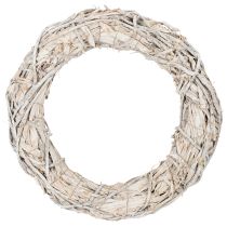 Article Couronne de brindilles rondes pour loisirs créatifs et décoration, couronne de porte 50 cm