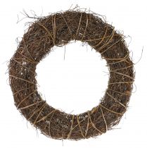 Couronne de vigne avec saule Ø30cm