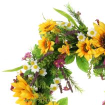 Couronne de tournesols Ø40cm
