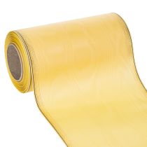 Article Ruban moiré jaune pour couronne, 175 mm, 25 m