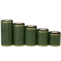 Article Ruban de couronne moiré vert foncé
