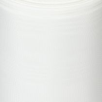 Article Ruban blanc pour couronne, 125 mm, 25 m, ruban décoratif pour cérémonie funéraire et décoration de tombe