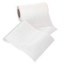 Article Ruban blanc pour couronne funéraire, 175 mm de large, 25 m de long, ruban en acétate de haute qualité