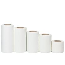 Article Ruban blanc pour couronne, largeurs variées, 25 m