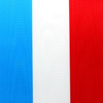 Article Bande de couronne moiré bleu-blanc-rouge